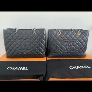 ❌SOLD❌🌸 CHANEL GST Silver Hardware 🌸